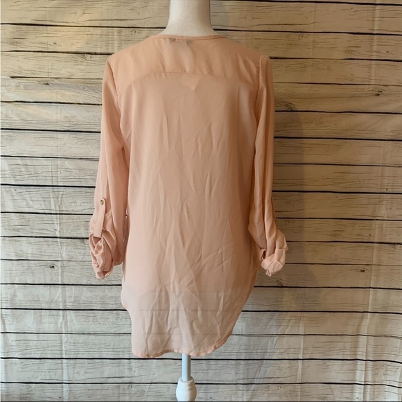 Indulge In Style Faux Wrap Blouse - Picture 2 of 13